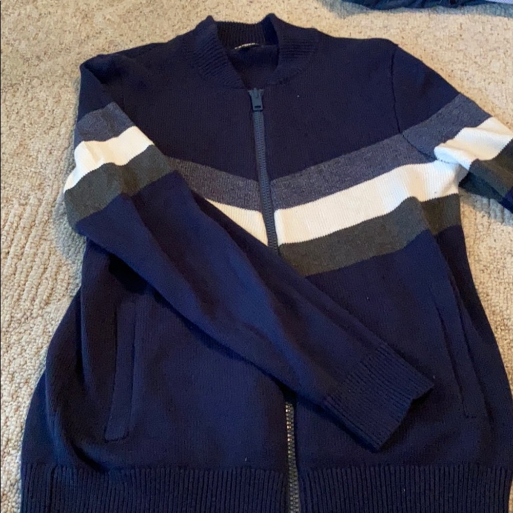 Zip Cardigan.
